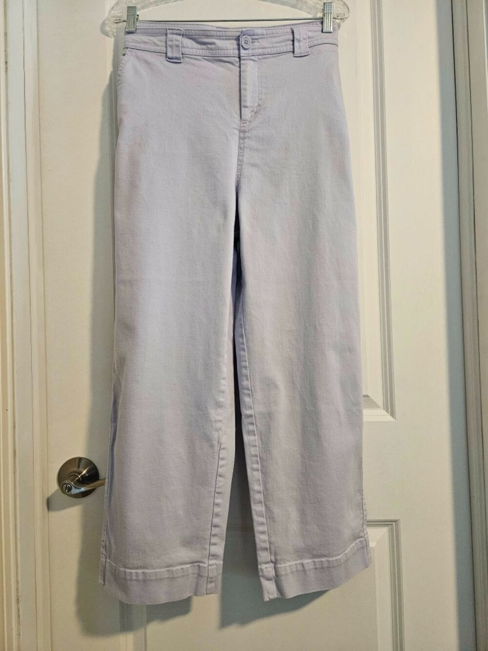 A New Day Lavender Stretch Ankle Pants Size 14 Pastel Spring